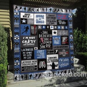 Lacrosse Is My Sport My Game And My Life Quilt Blanket Py68  Quilt